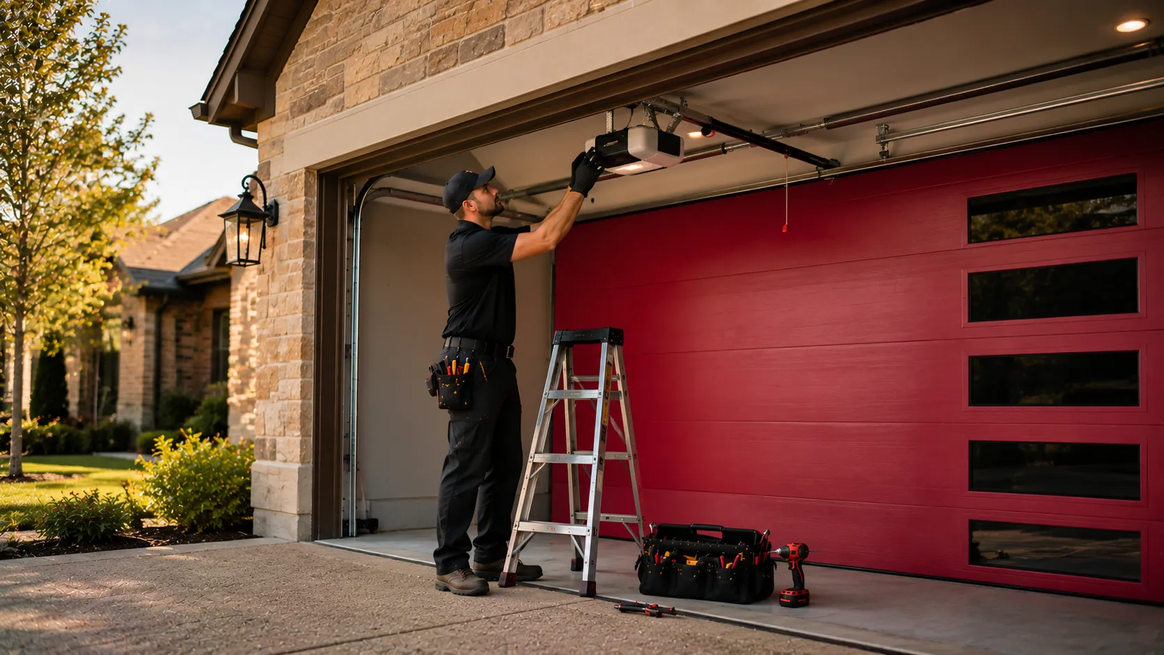 Garage Door Service for Hutchins Homes