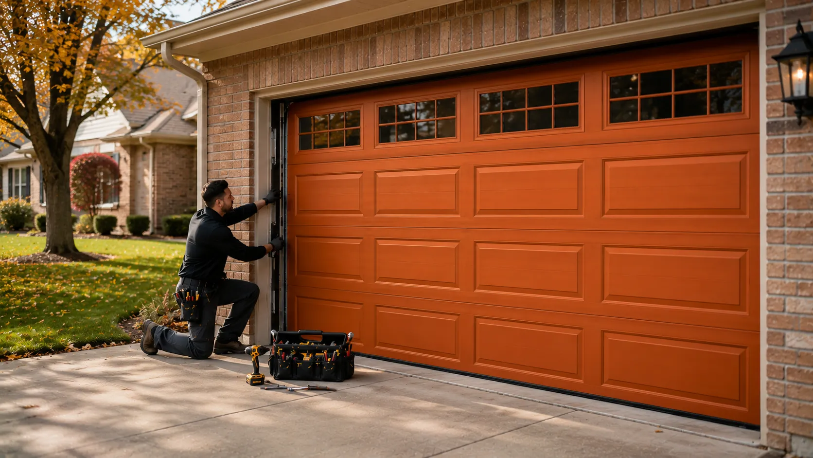 New Garage Doors for Rendon's Early-'90s Homes
