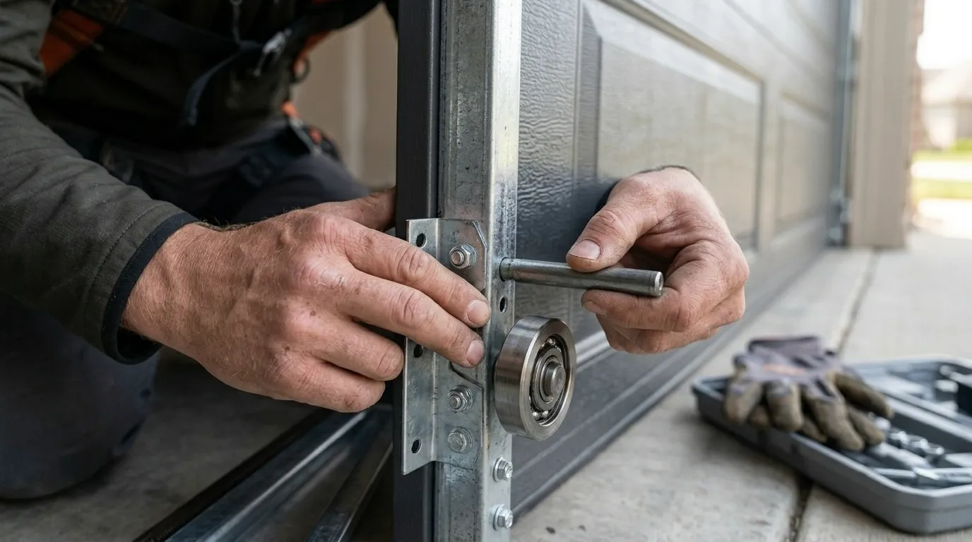 Raised panel garage door