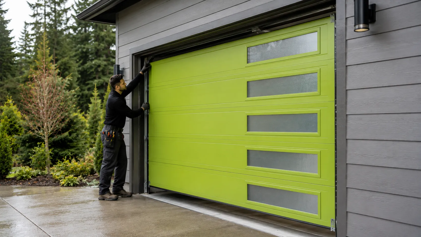Garage doors we install